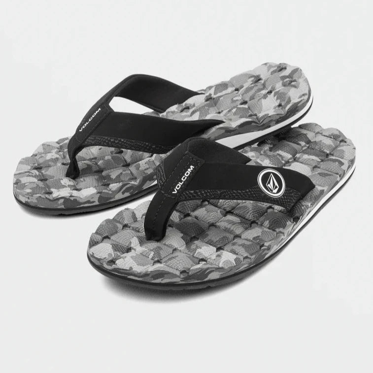 Volcom Recliner Men's Sandal - Grey Camo Mens Footwear