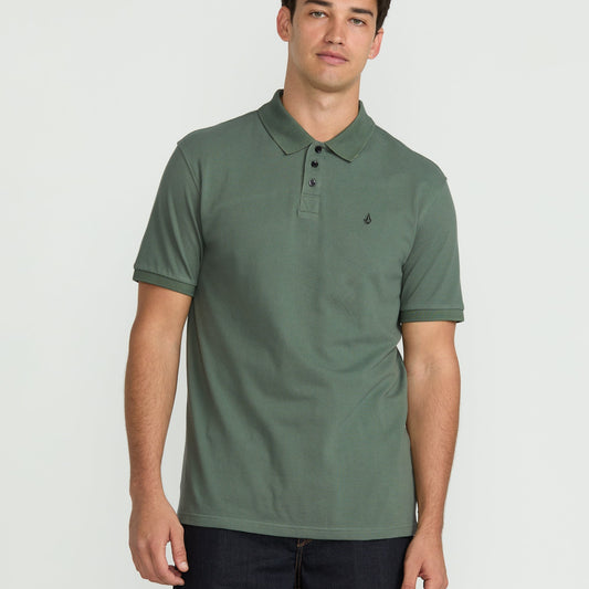 Volcom Silestone Polo - Light Olive Mens Shirt