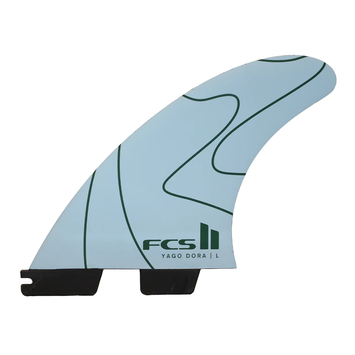 FCS II Yago Dora Signature PC Tri Fin Set Surfboard Fins Fins
