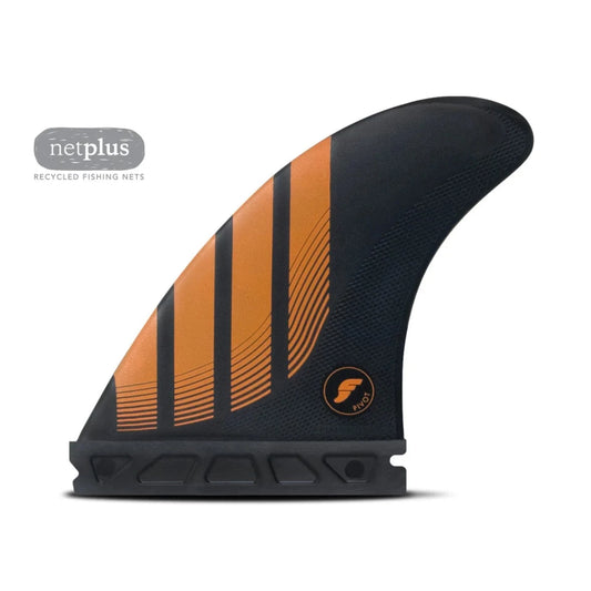 Futures Alpha Series P6 Med Pivot Surfboard Fins - Black Org Fins