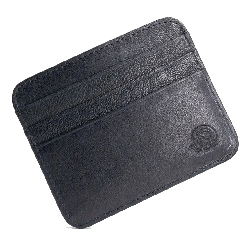 Surf World Leather Slim Credit Card Wallet wallet Black