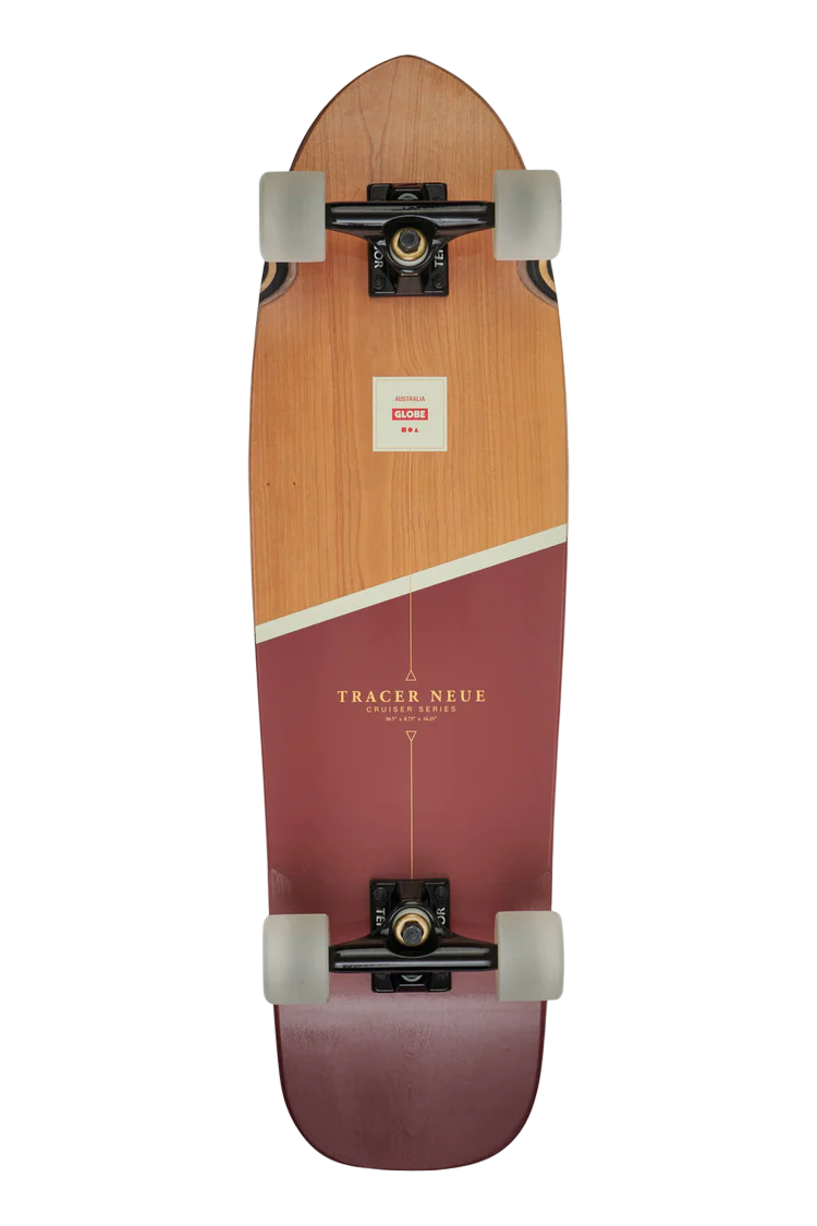 Globe Tracer Nue 31" Cruiser Skateboard- Cherry Skateboard