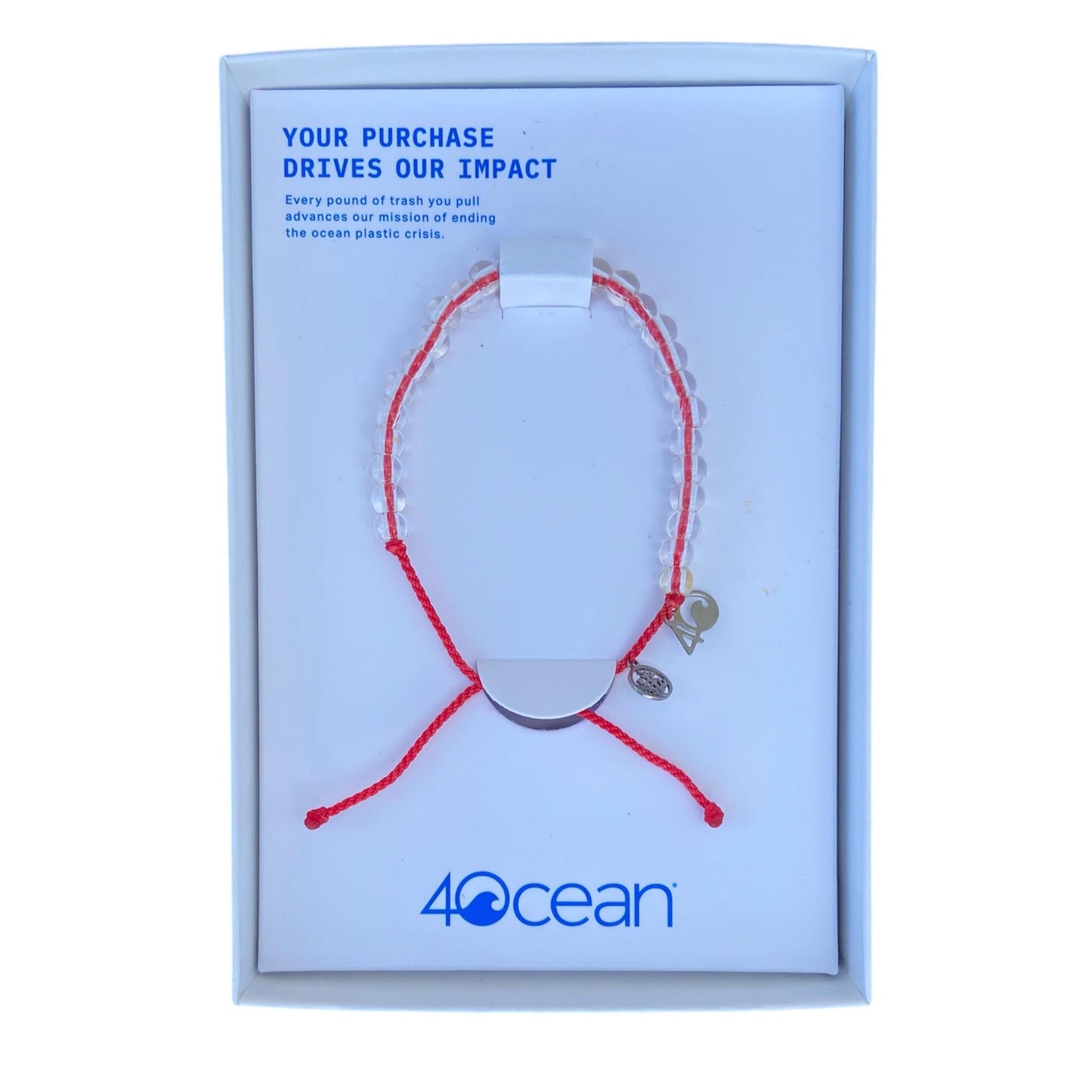 4Ocean Limited Box Set Hawaiian Coral Reef Beaded Bracelet - Red Jewelry