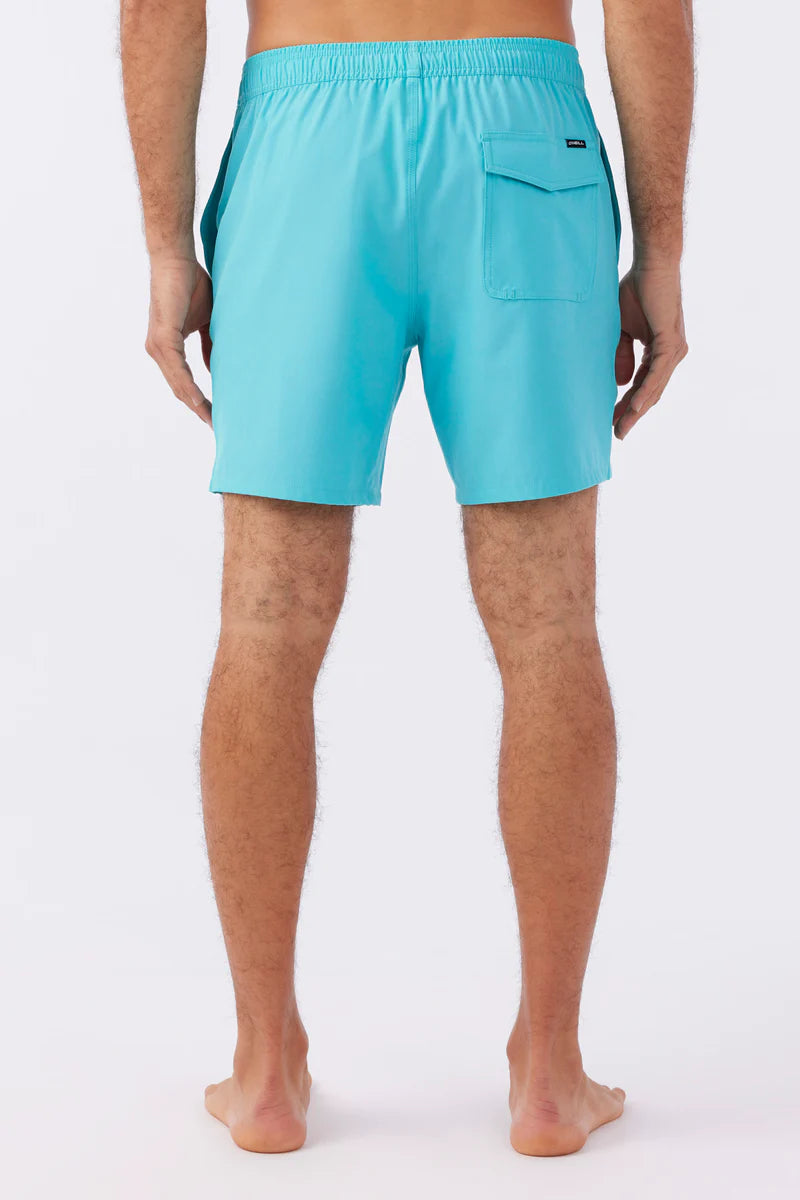 O'Neill Hermosa Solid Volley Shorts 17" - Bluebird TEL Mens Boardshorts