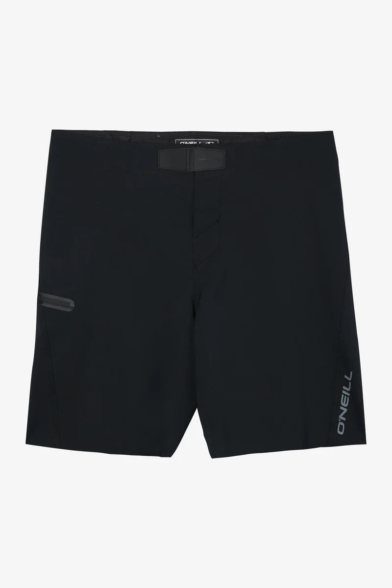 O'Neill Hyperfreak Hydro Tech Solid 19" Boardshorts - Black Mens Boardshorts