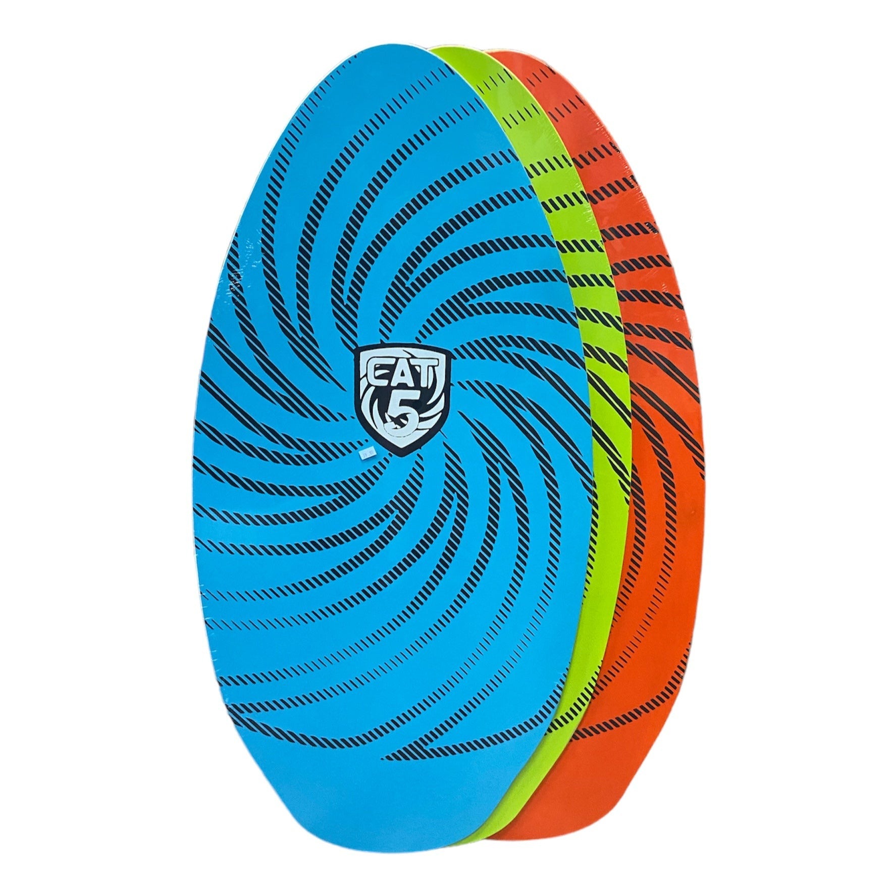 Cat 5 Wood Skimboards 39" and 41" blue orange green skimboard