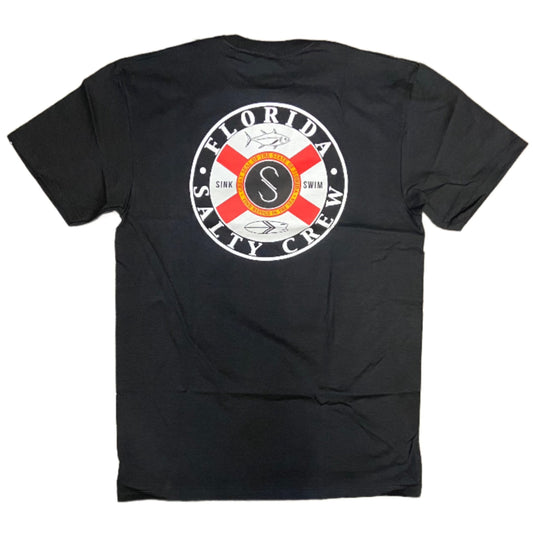 Salty Crew Florida Legends Men's S/S Premium Tee- Black Mens T Shirt