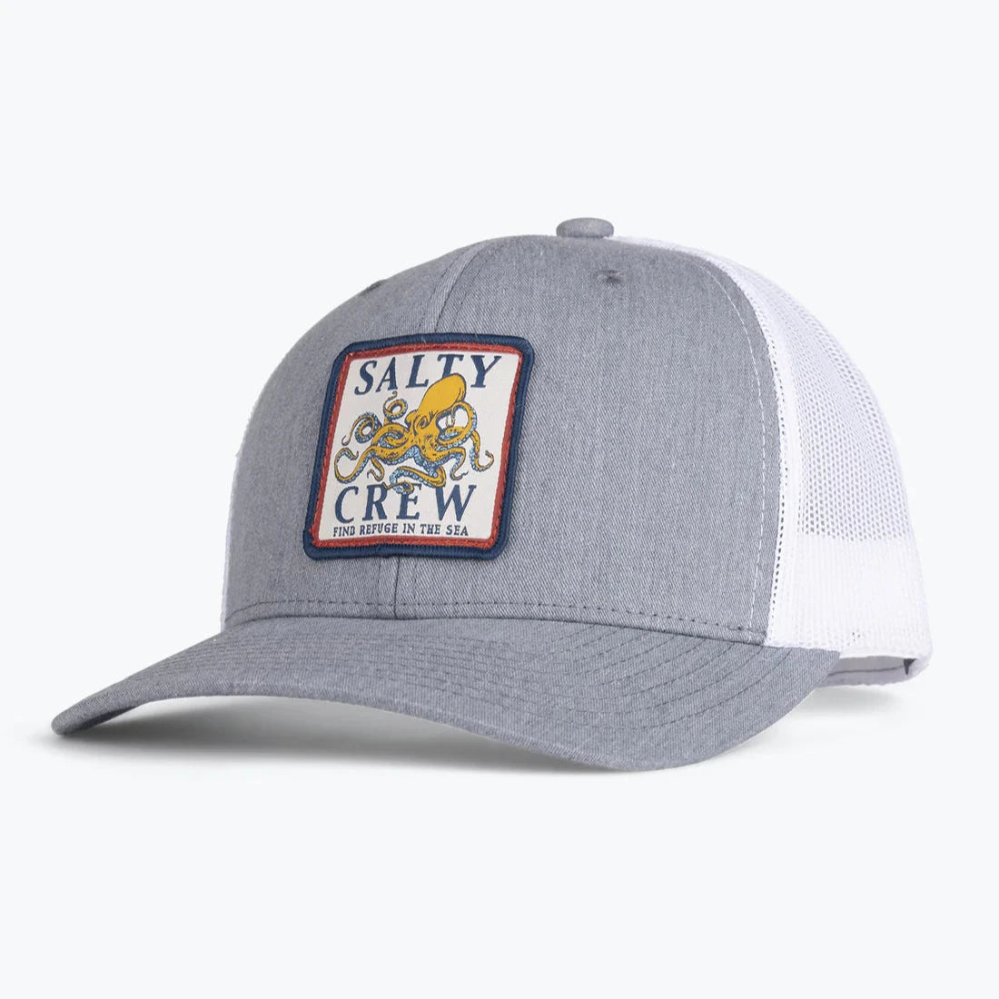 Salty Crew Ink Slinger Retro Trucker Hat - Heather Grey Hats