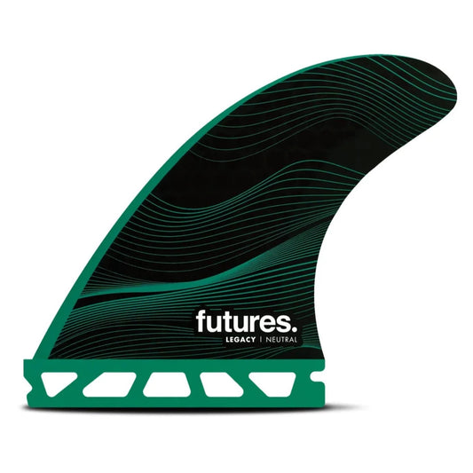 Futures Fins F6 Legacy Series Tri Fin Medium Green - 3 Fin Set Fins