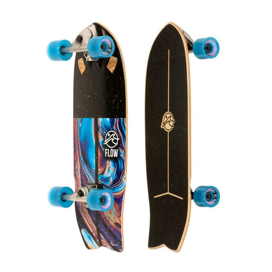 Flow 29" Nano Fish Surf Skate Complete Skateboard