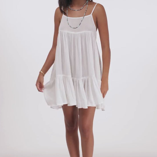 Oneill Saltwater Solids Rilee Dress - Vanilla Video