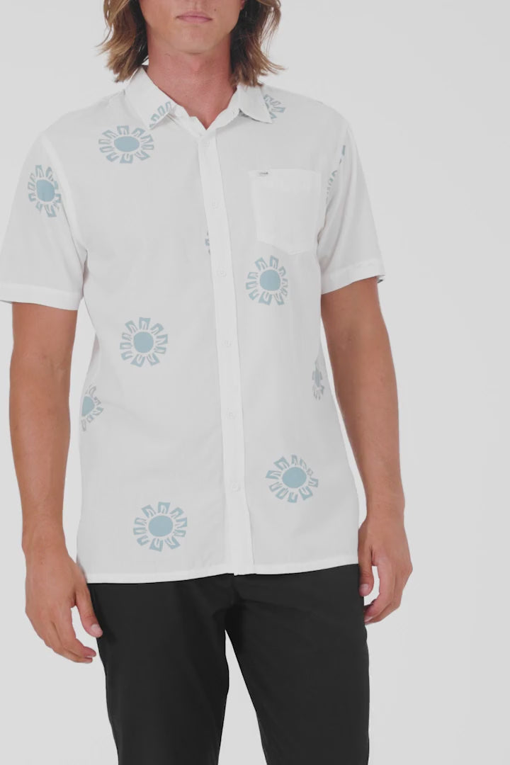 Oneill OG Eco Standard Button Down Shirt - Natural video