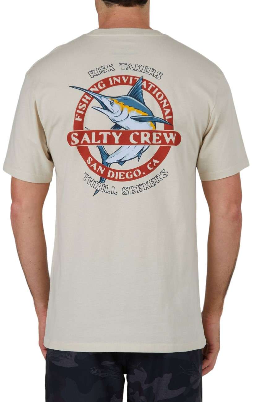 Salty Crew Interclub S/S Premium Tee - Bone Mens T Shirt