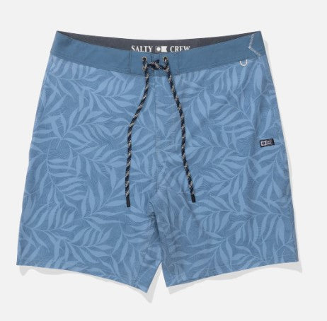 Salty Crew "Crew" Boardshorts 19" - Mid Blue Mens Boardshorts
