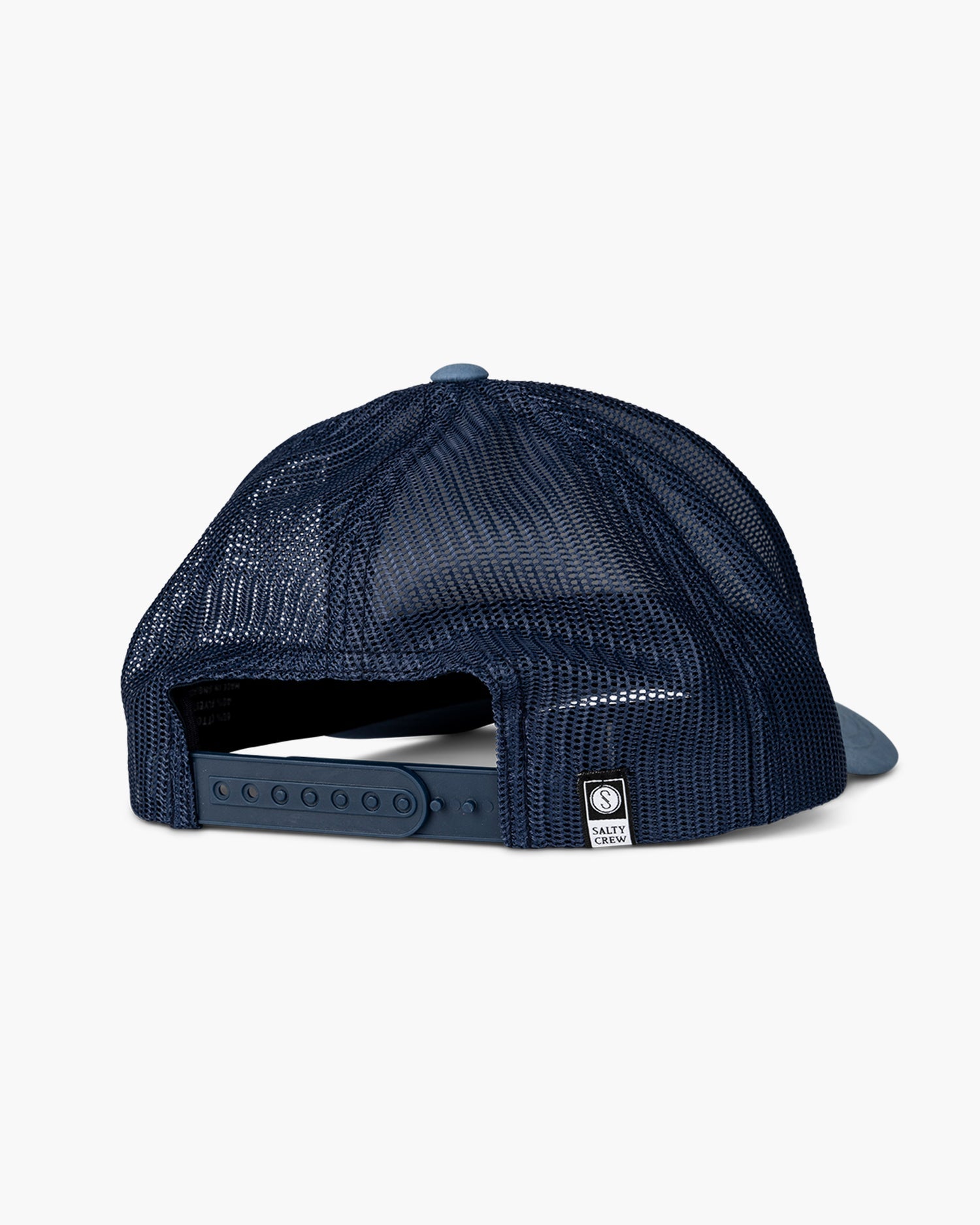 Salty Crew Seaside Retro Trucker Hat - Slate Blue Navy Mens Hat