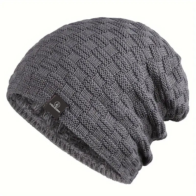 Volcom Slouch Faux Fur Lined Beanie beanie