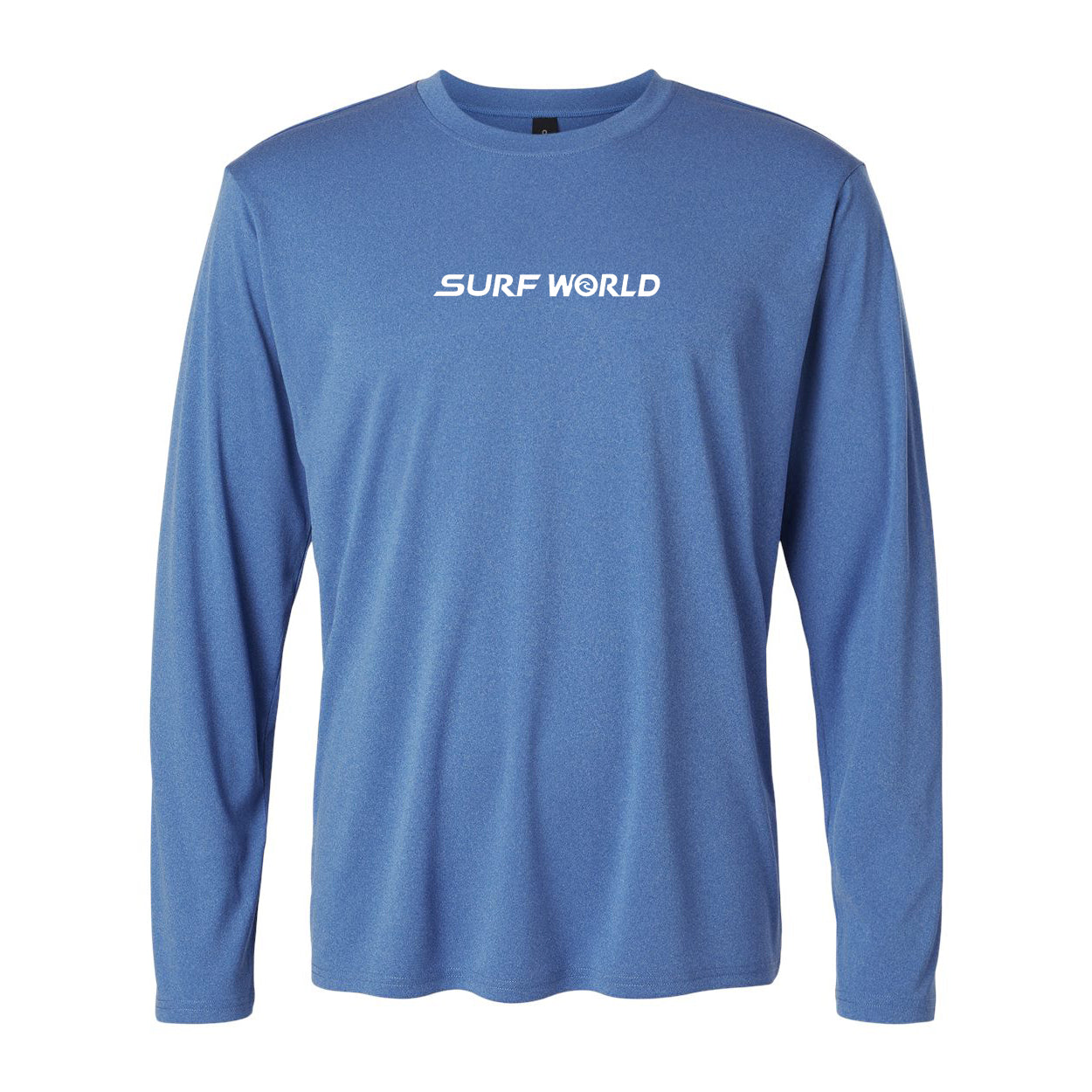 Surf World UV Longsleeve Sun Shirt UPF 50+ BLUE Rashguard Sun Protection heather blue