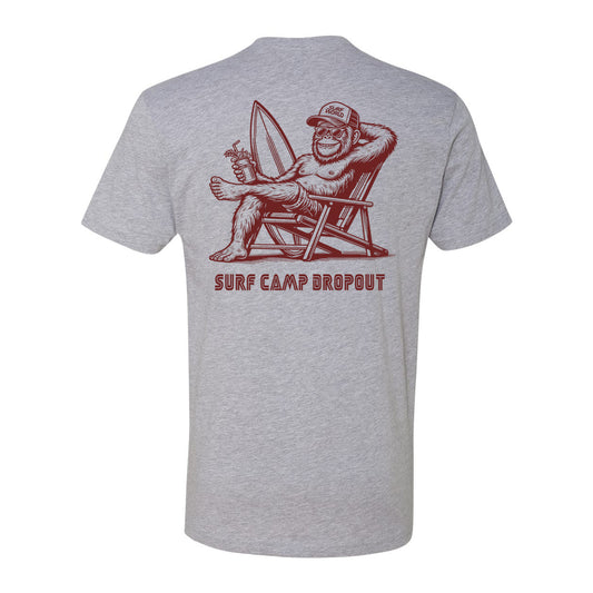 Surf World Surf Camp Dropout Tee - Heather Grey Mens T Shirt