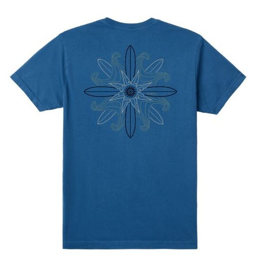 O'Neill Swell Wheel Men's Tee - Indigo Mens T Shirt