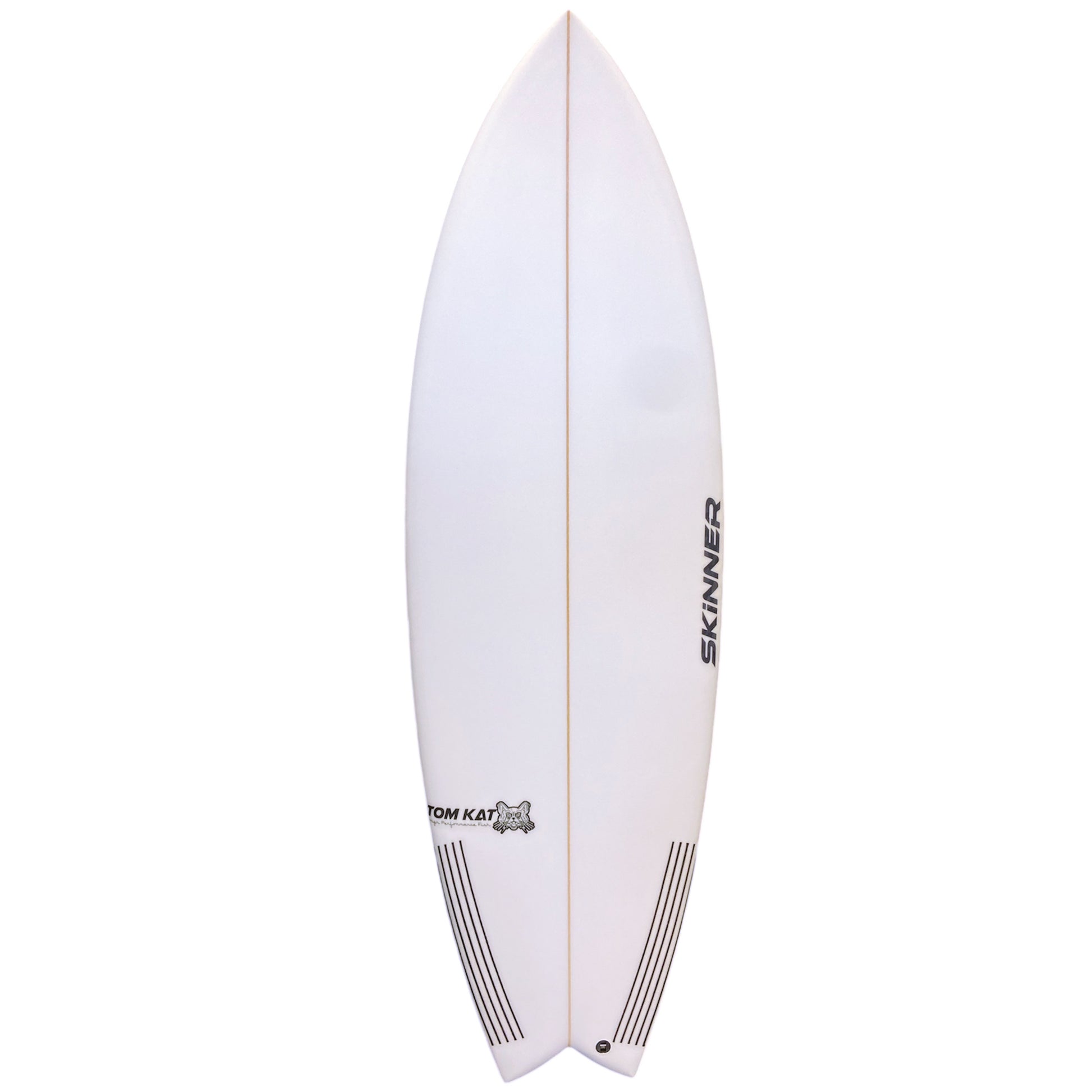 Skinner Surfboards Tom Kat Fish 5'6" x 20.25x 30.6L Epoxy 5 FCS Plugs Surfboard