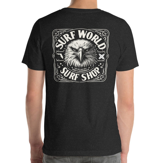 Surf World An Eagle Named Jack Tee Shirt Mens T Shirt Black Heather