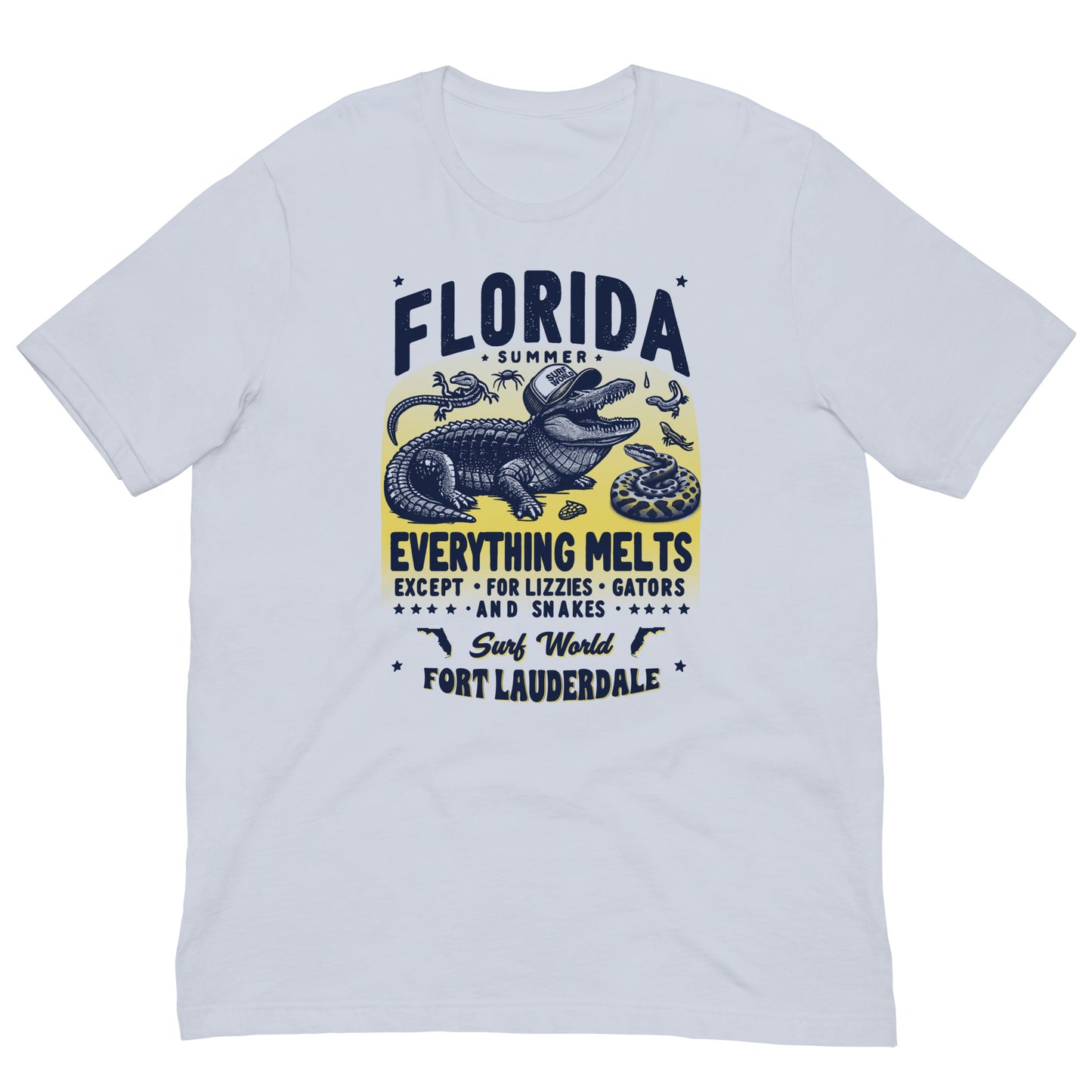 Surf World Summer Everything Melts Tee Mens T Shirt