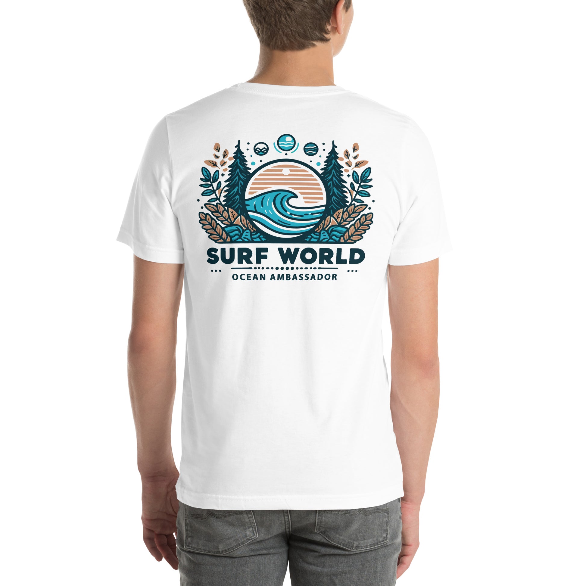 Surf World Ocean Ambassador Unisex t-shirt Mens T Shirt White