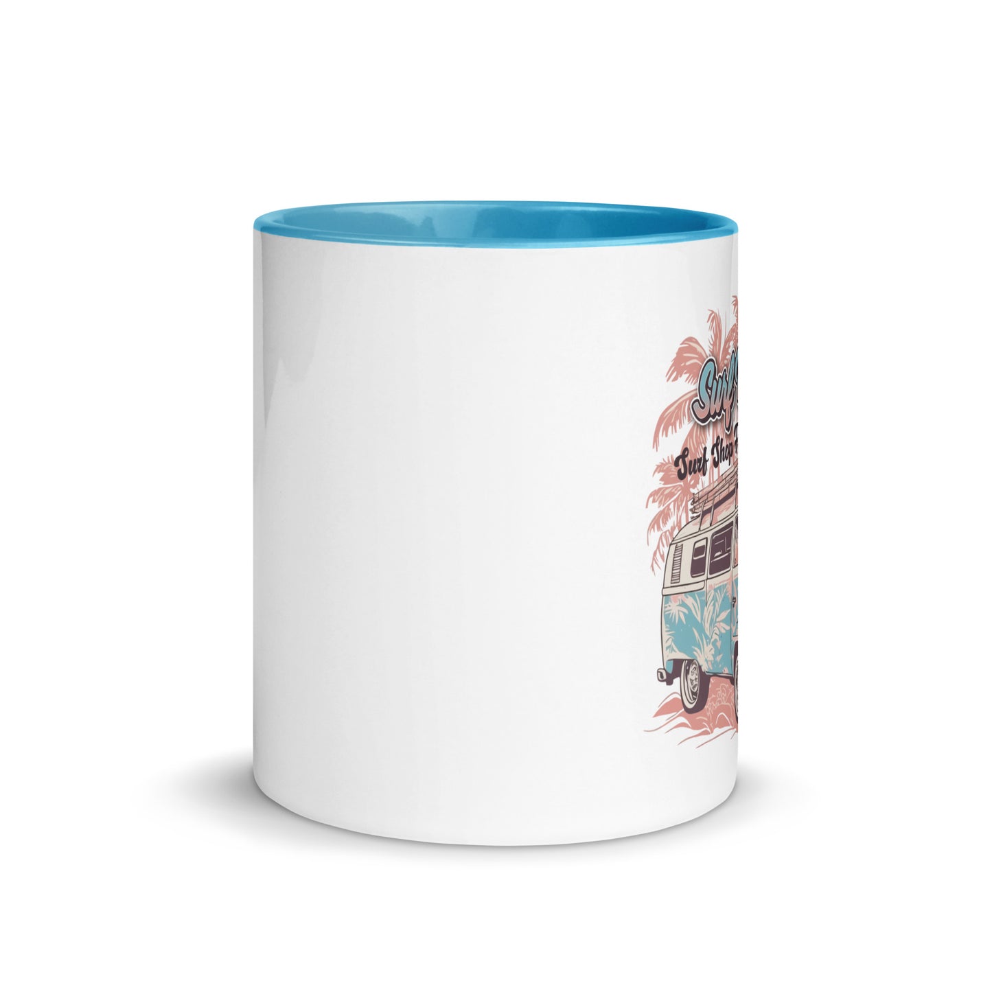 Surf World VW Bus Mug with Color Inside Drinkware