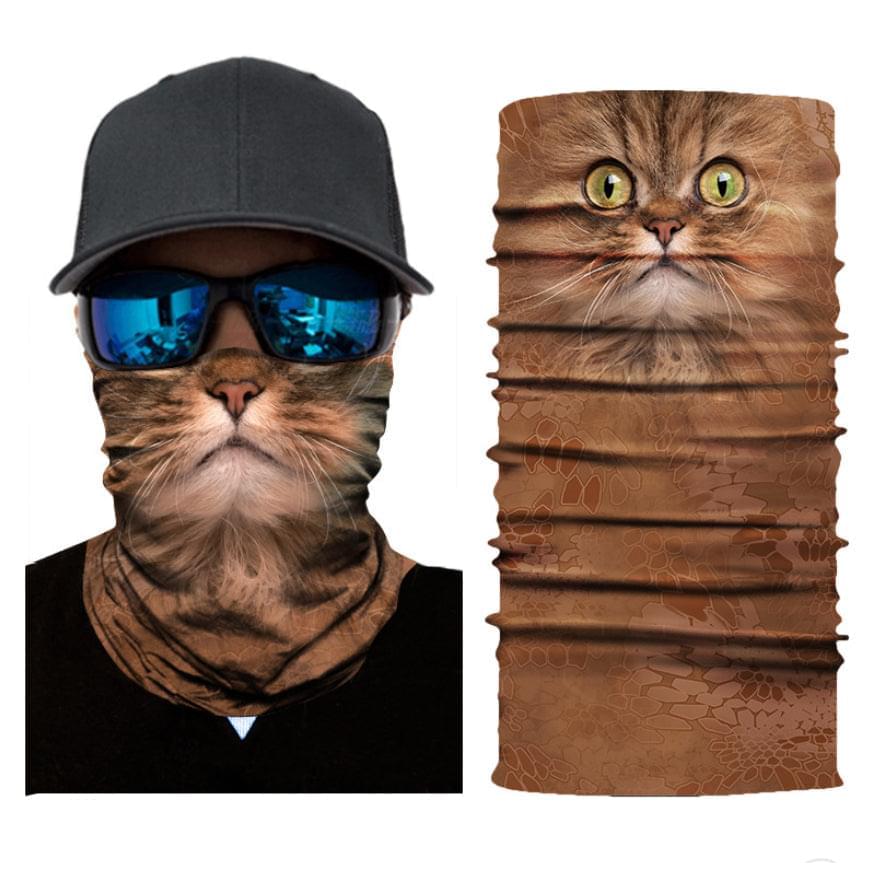 Animal Faces Neck Gaiters Neck Gaiter Cat-Neck-Gaiter