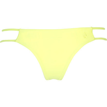 Volcom Simply Solid Tiny - Yellow Flash O2511500YEF womens swimwear S