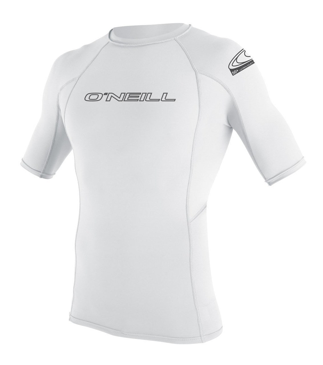 Oneill Basic Skins SS Rashguard Crew Tight Fit - White Rashguard Sun Protection