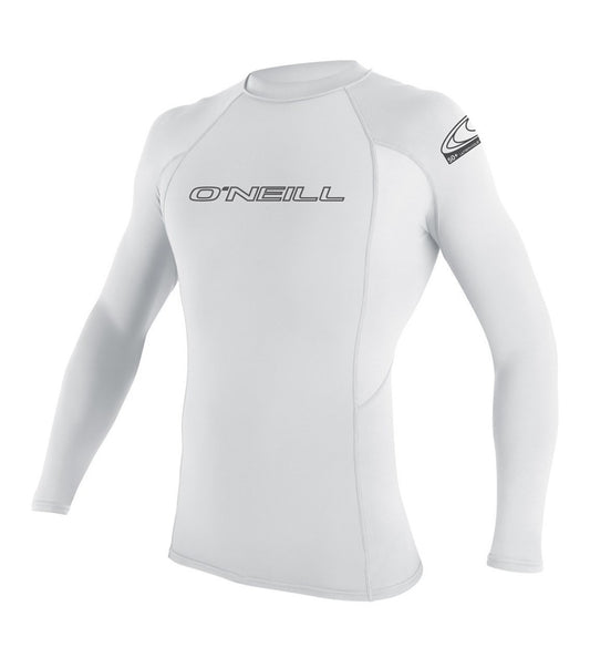 ONEILL BASIC WHITE L/S CREW MEN'S LYCRA 3342 Rashguard XXL