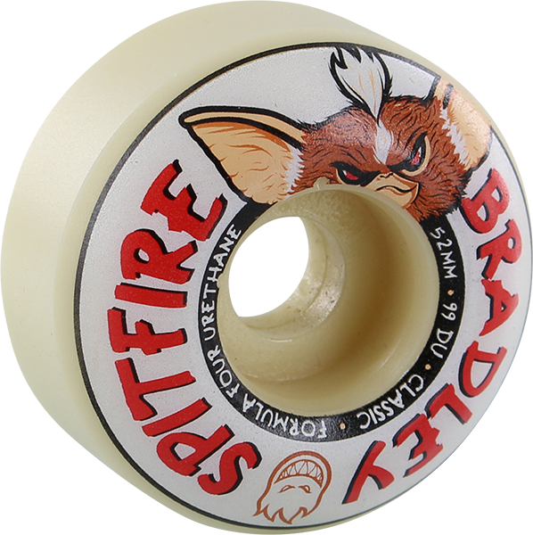 Spitfire Skateboard Wheels BRADLEY F4 99a BEFORE MIDNIGHT 52mm NATURAL