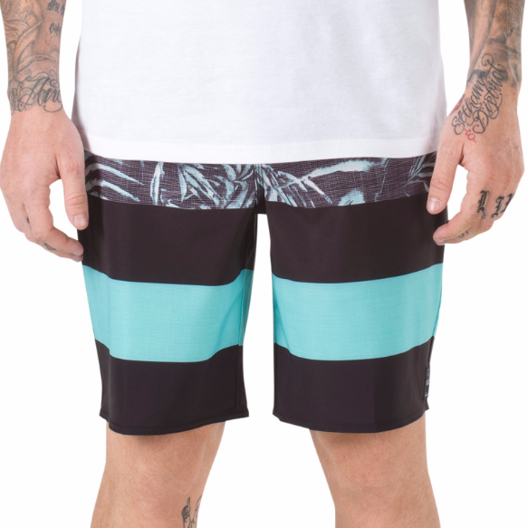 Vans Men's ERA Black Water Palm Boardshort Mens Boardshorts