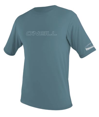 Oneill Basic Skins Rash SS Tee - Dusty Blue 3402 Rashguard Sun Protection