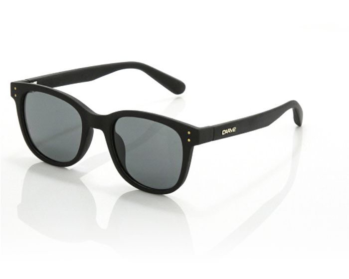 Carve Homeland Polarized Sunglasses - Tort - Matte Black - Black - Honey Sunglasses Black grey