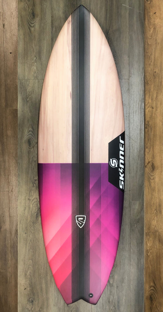 SOLD Skinner RS5 Fish 5'9 x 21.1" x " 34.3 Liters Five FCS2 Plugs Swallow Tail EPS Epoxy Surfboard Surfboard