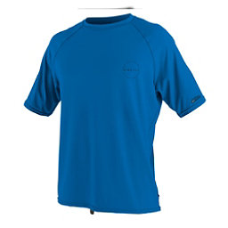 Oneill 24-7 Traveller Short Sleeve Sun Shirt Ocean Blue Rashguard Sun Protection