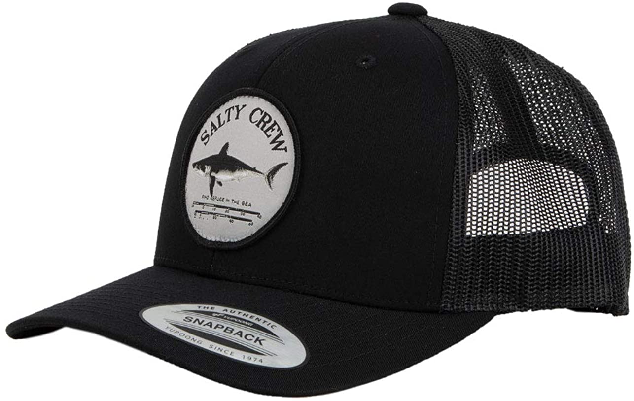 Salty Crew Bruce Retro Trucker Hat Hats Black