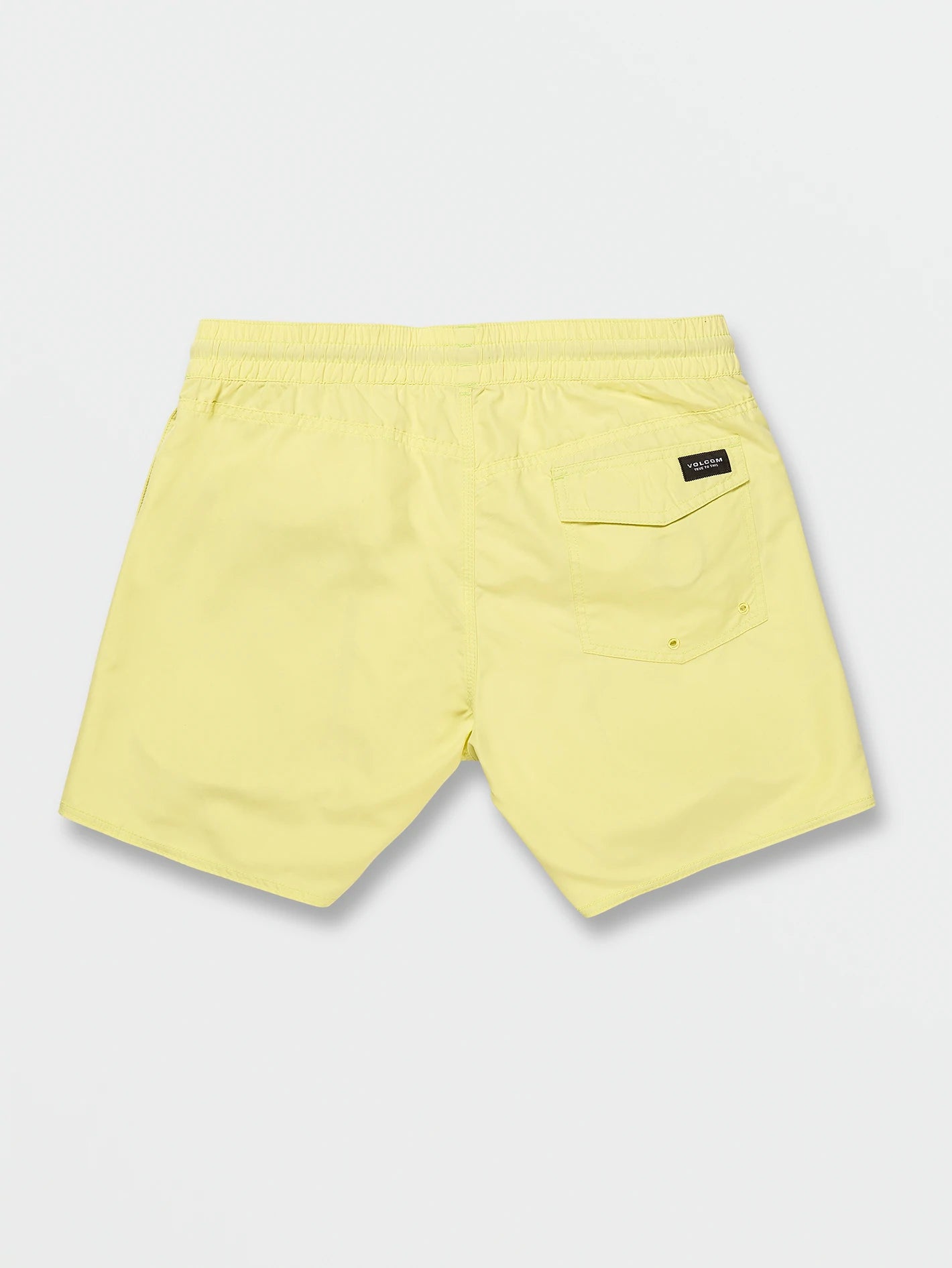 Volcom Lido Solid Mens Trunk 16" - Glimmer Yellow GLY Mens Boardshorts