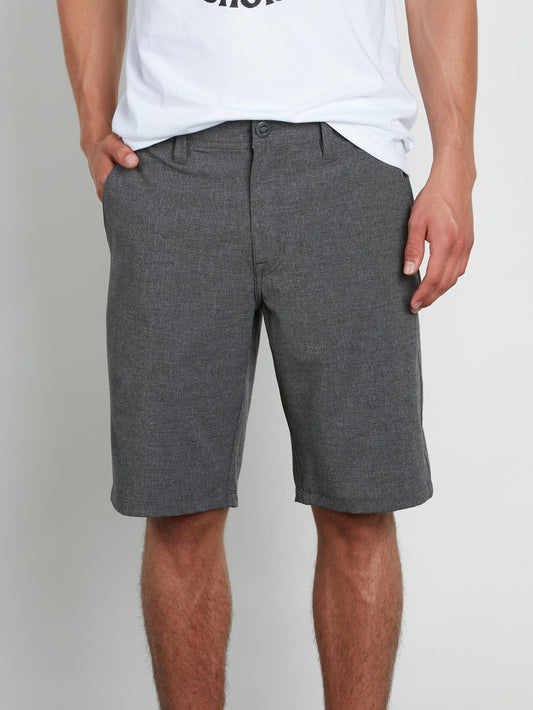 VOLCOM Frickin Surf N' Turf Static Hybrid Shorts - Charcoal Heather Mens Shorts