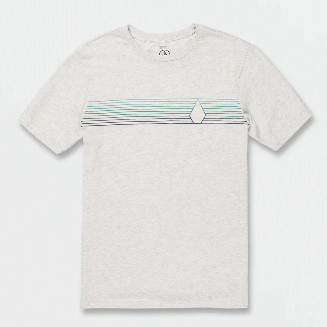 Volcom Optic SS Tee Shirt - Bone Heather Mens T Shirt
