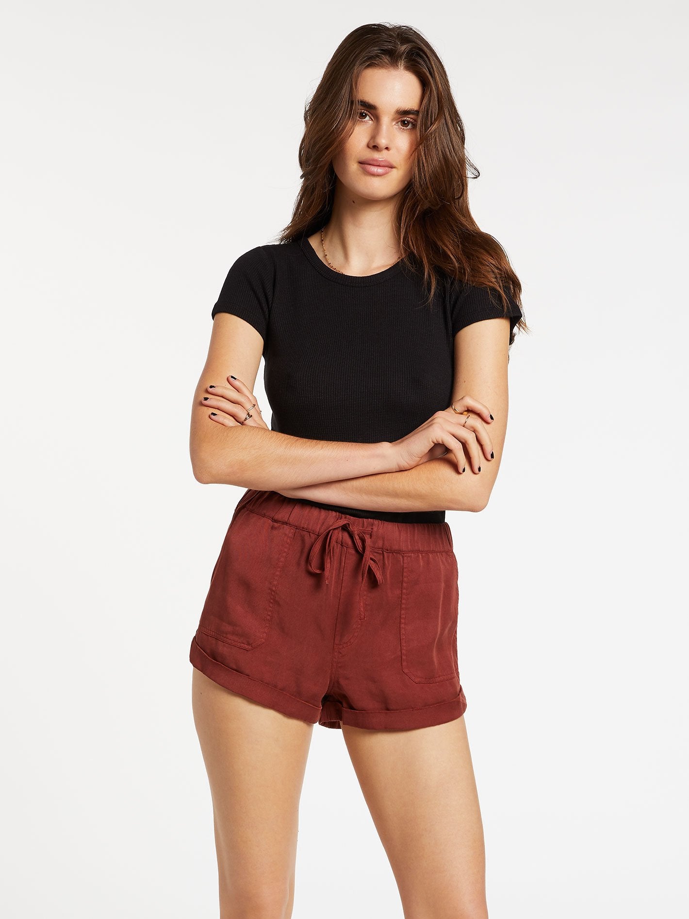 Volcom Sunday Strut Womens Short - Brick Womens Short