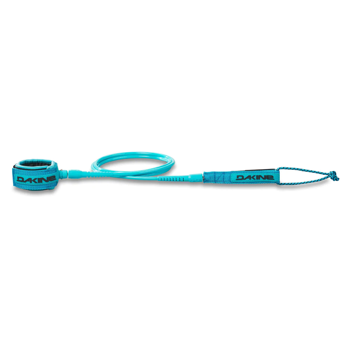 Dakine Kainui Team 7' x 1/4" Surfboard Leash Surf Leash Aqua Blue