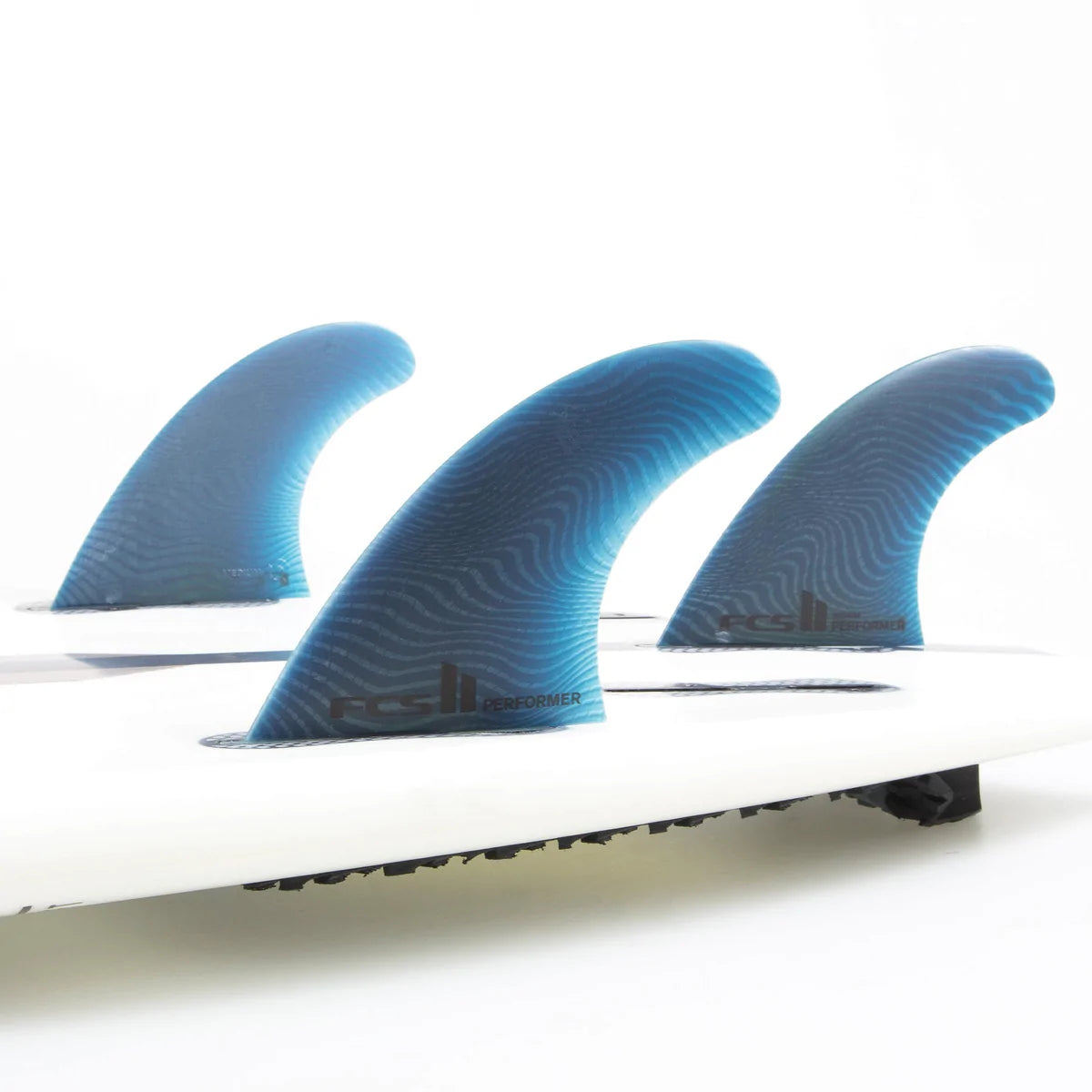 FCS II Performer NEO GLASS ECO TRI FINS - 3 Fin Set Blue Fins