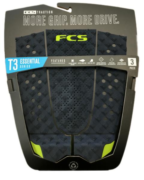 FCS T-3 Traction Pad 3 piece traction, designed to suit performance boards. Traction Pad