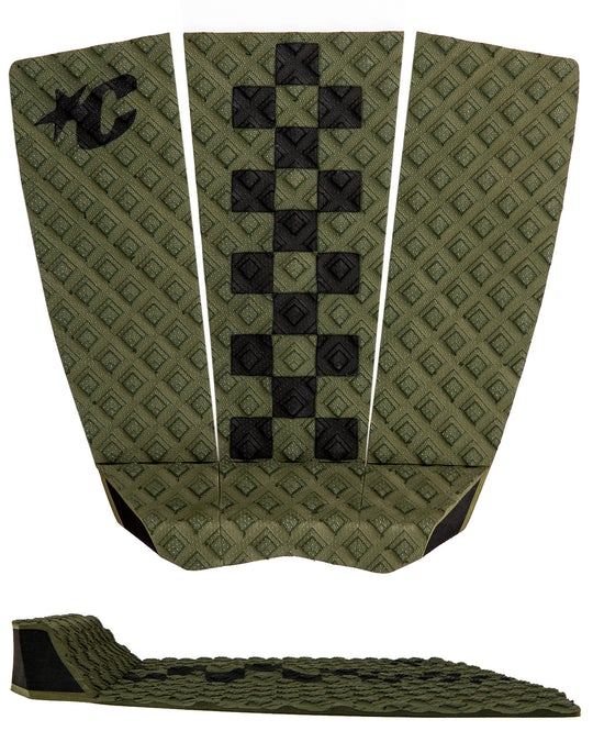 Creatures Jack Freestone Lite Traction Traction Pad Dark Olive Black Check