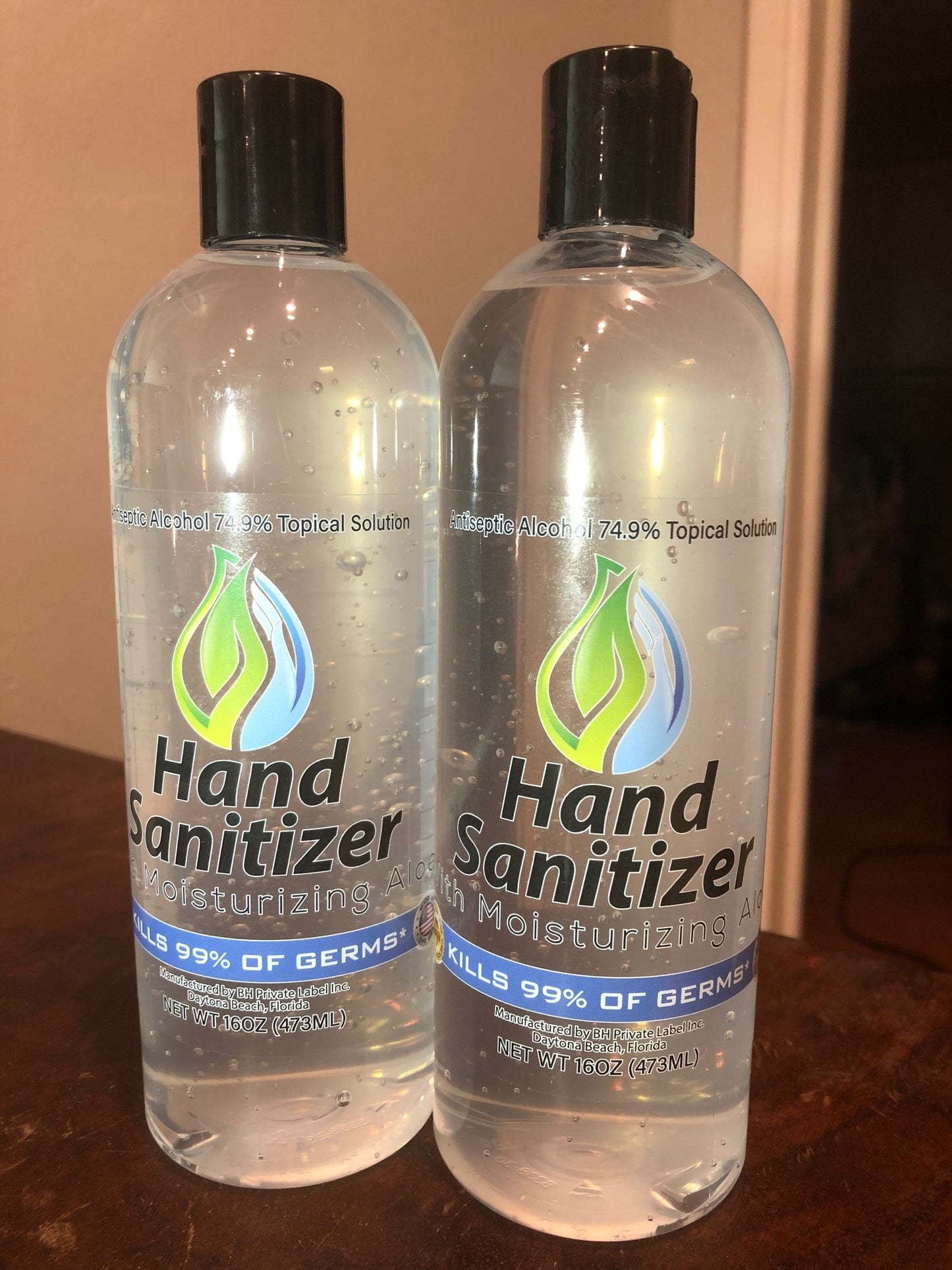 Sanitizer Gel Made in the USA 74.9% Alcohol w/ Moisturizing Aloe 4oz 16oz Hand Sanitizer 16 oz