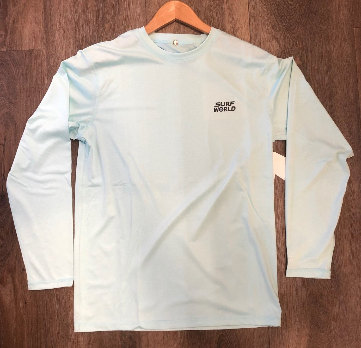 Surf World Long Sleeve Sun Shirt UPF 50 - Mint Rashguard Sun Protection