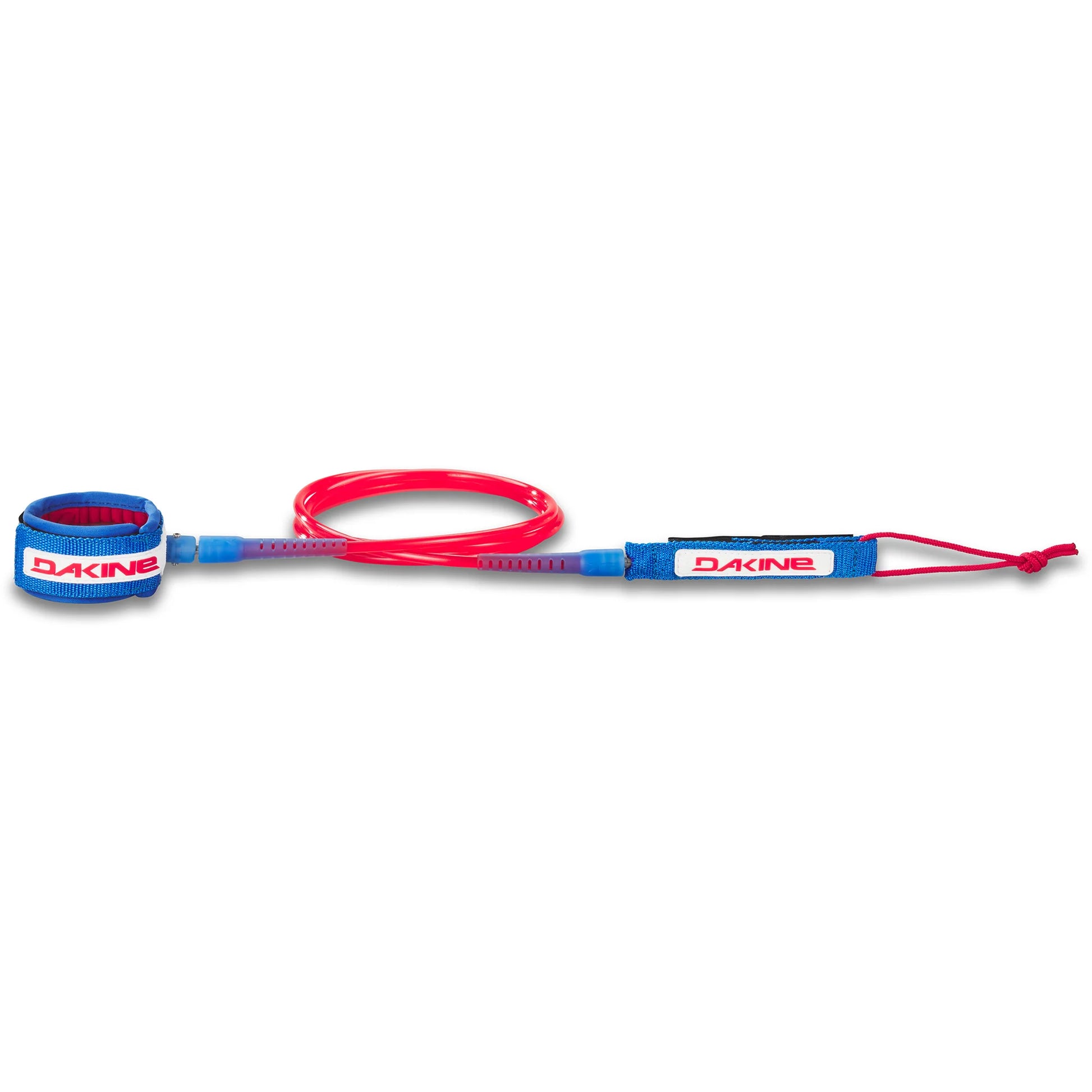 Dakine Kainui Team 8' x 1/4" Surfboard Leash Surf Leash Red White Blue